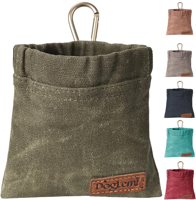 ETIAL Dog Treat Pouch,Portable Puppy Dog Training Treat Bag,Hand Free Dog Walking Bag,Auto Closing Pet Feed Snack Reward Pocket,Dog Food Dispenser for Pet Puppy Travel or Outdoor Use - Image 1